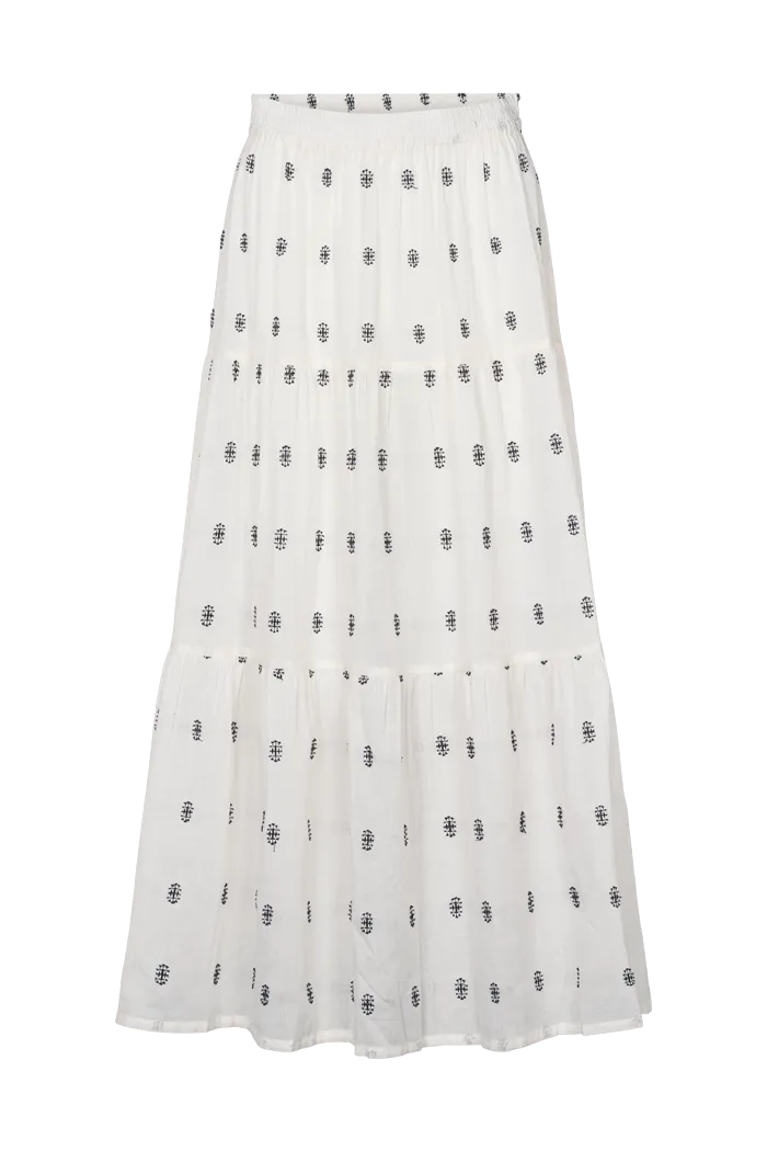 Ada Skirt - whisper white / Sky captain