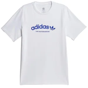 Adidas 4.0 Arched T-Shirt - White/Team Royal Blue