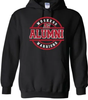 Alumni Black Muskego Warrior Men's Hoodie