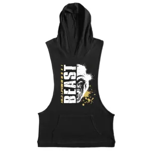 BEAST Workout Sleeveless Hoodie Tank Tops
