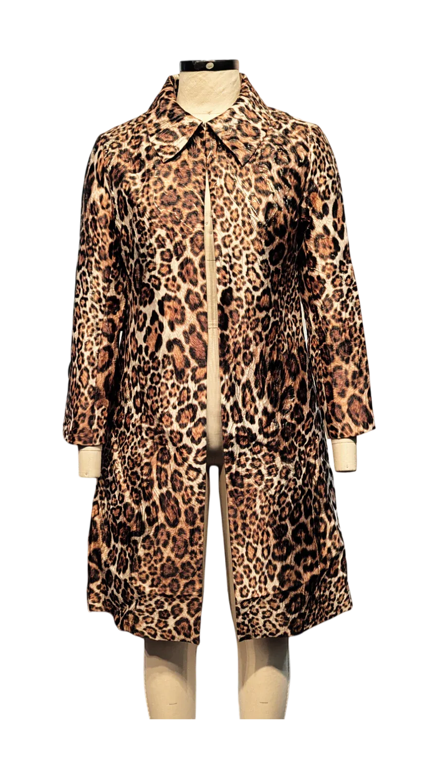 Berek Lolita's Sleek Car Coat - Cheetah Print