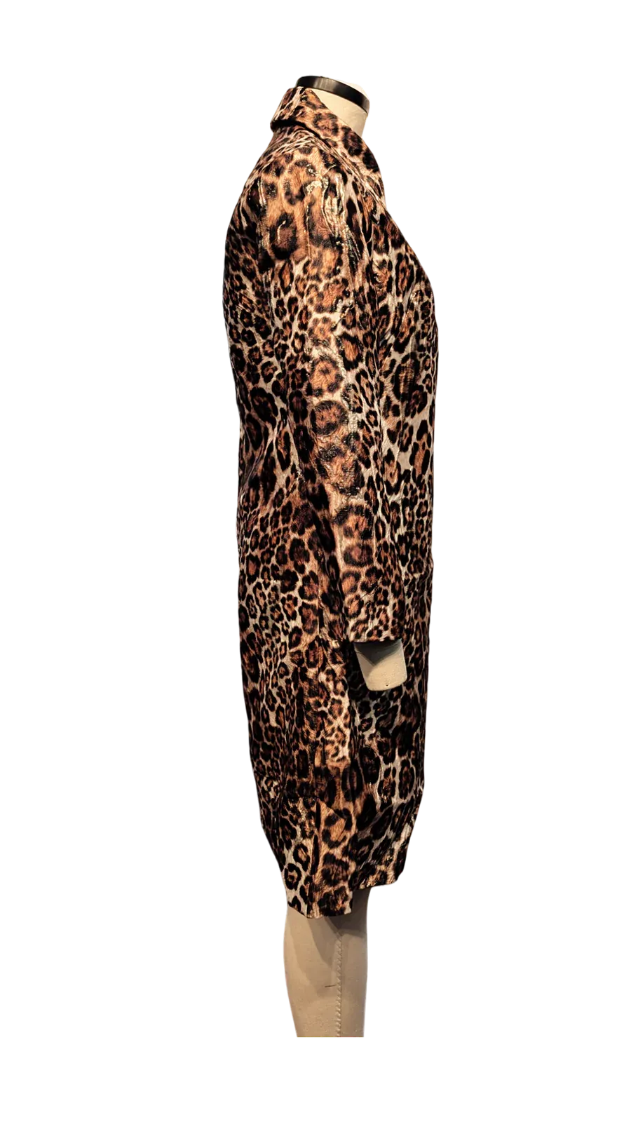 Berek Lolita's Sleek Car Coat - Cheetah Print