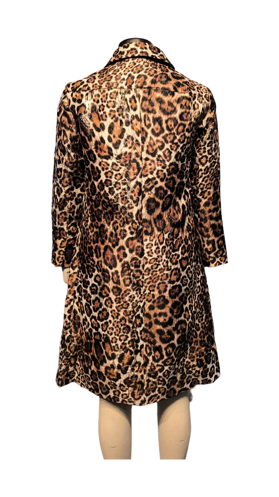 Berek Lolita's Sleek Car Coat - Cheetah Print