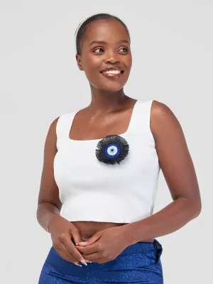 Blue Eye Charms Ltd Brooch - Black