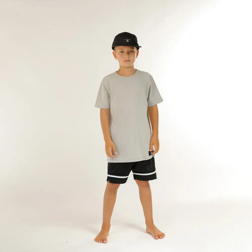 BOYS SS CLASSICS TEE - Stone