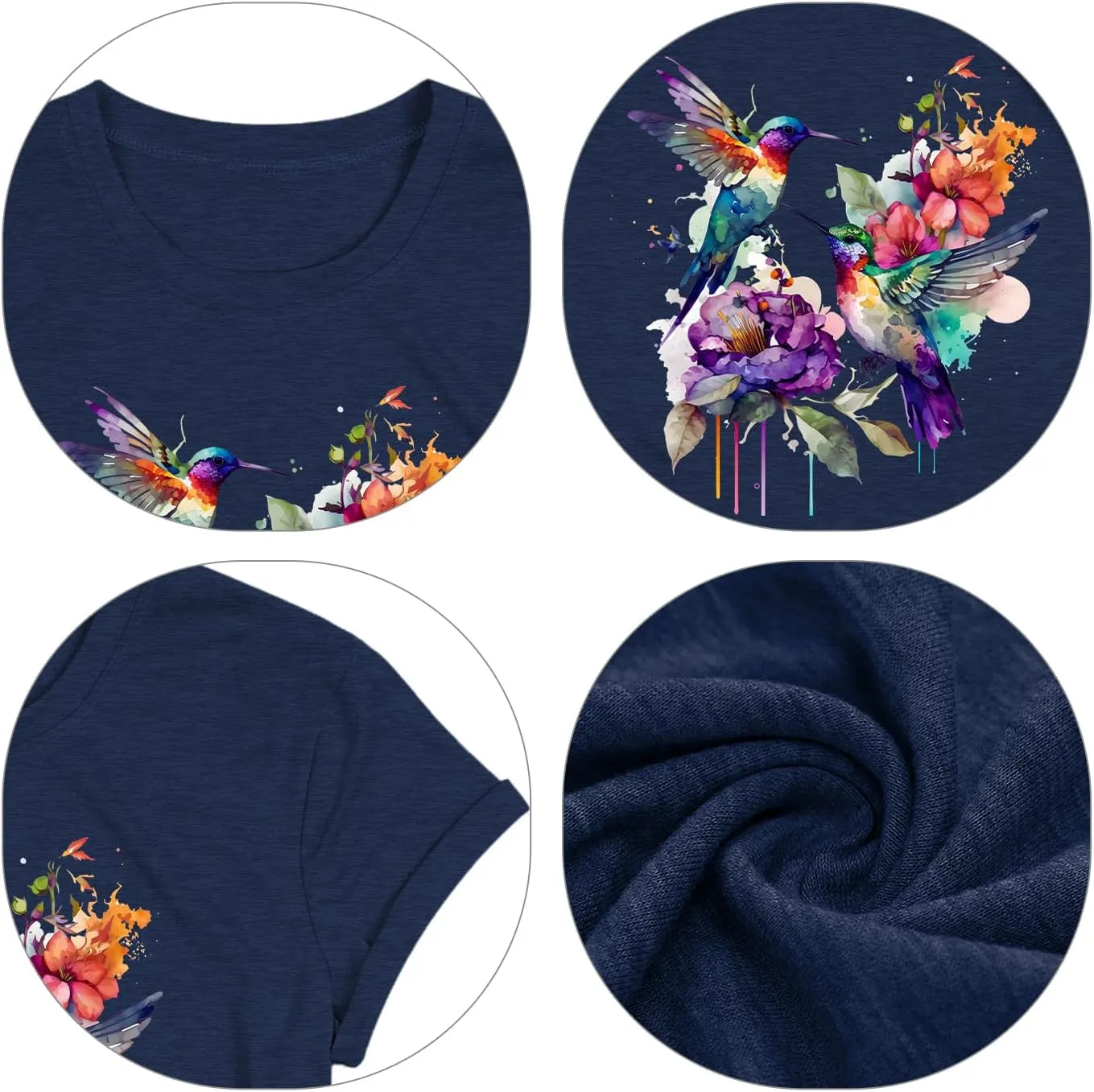 Butterfly Shirts for Women Vintage Floral Tee Shirt Butterfly Graphic Tops Womens Vacation T-Shirt Nature Lover Tee