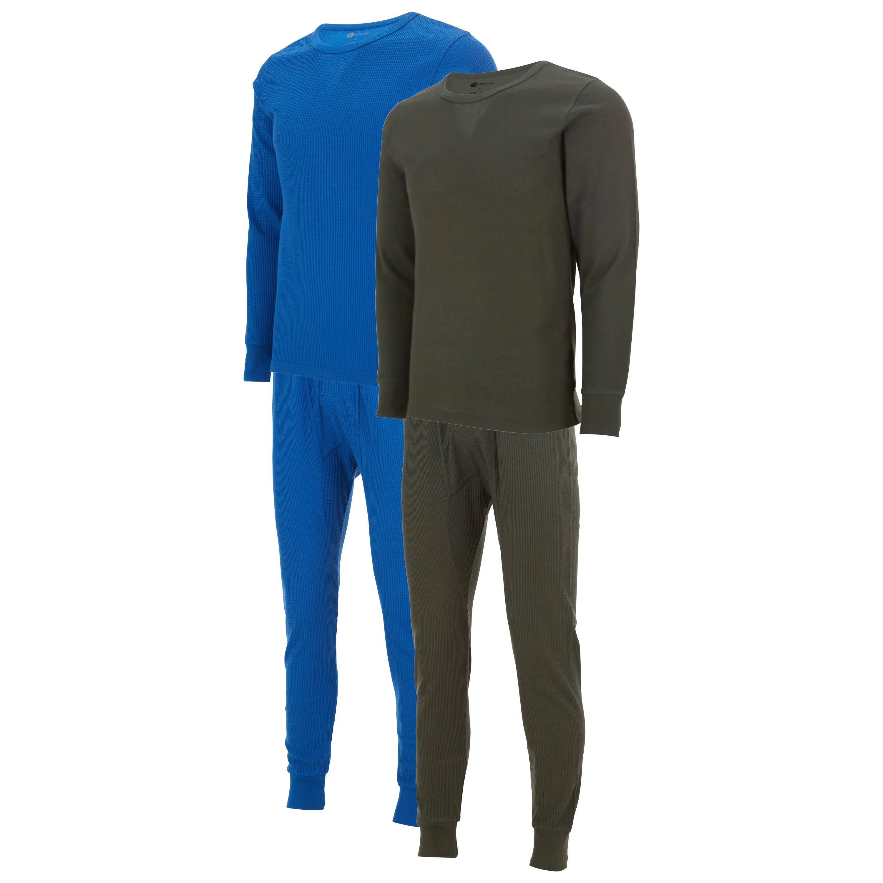 DARESAY Mens Thermal Long Sleeve Shirt & Pant - Base Layer for Tshirts & Jackets - Long Johns For Men Base Layer Set (2-Sets)