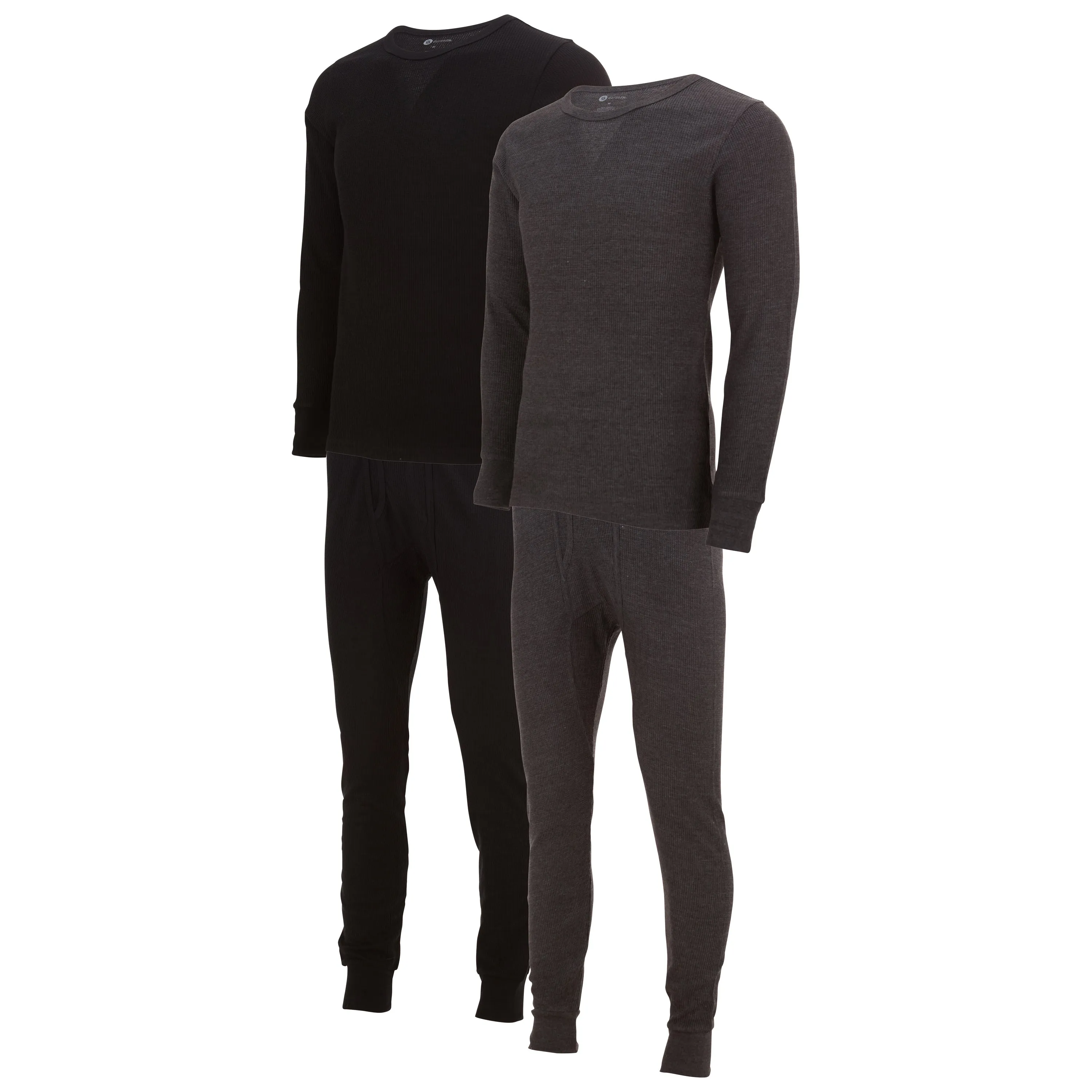 DARESAY Mens Thermal Long Sleeve Shirt & Pant - Base Layer for Tshirts & Jackets - Long Johns For Men Base Layer Set (2-Sets)