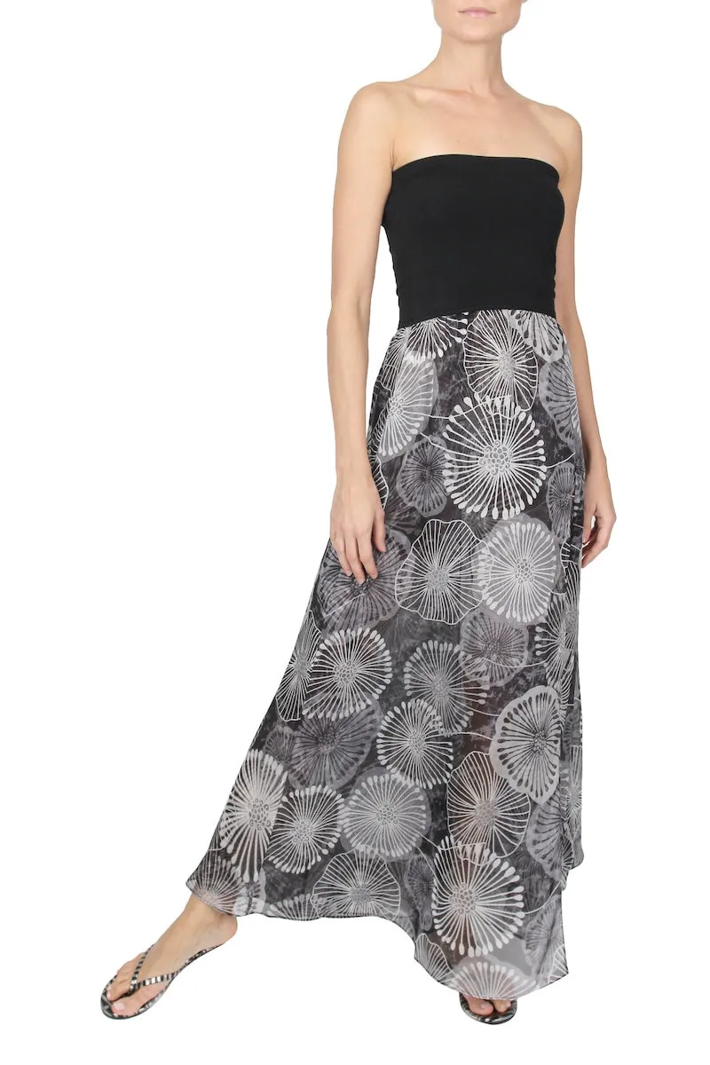 Double Layered Palazzo Skirt