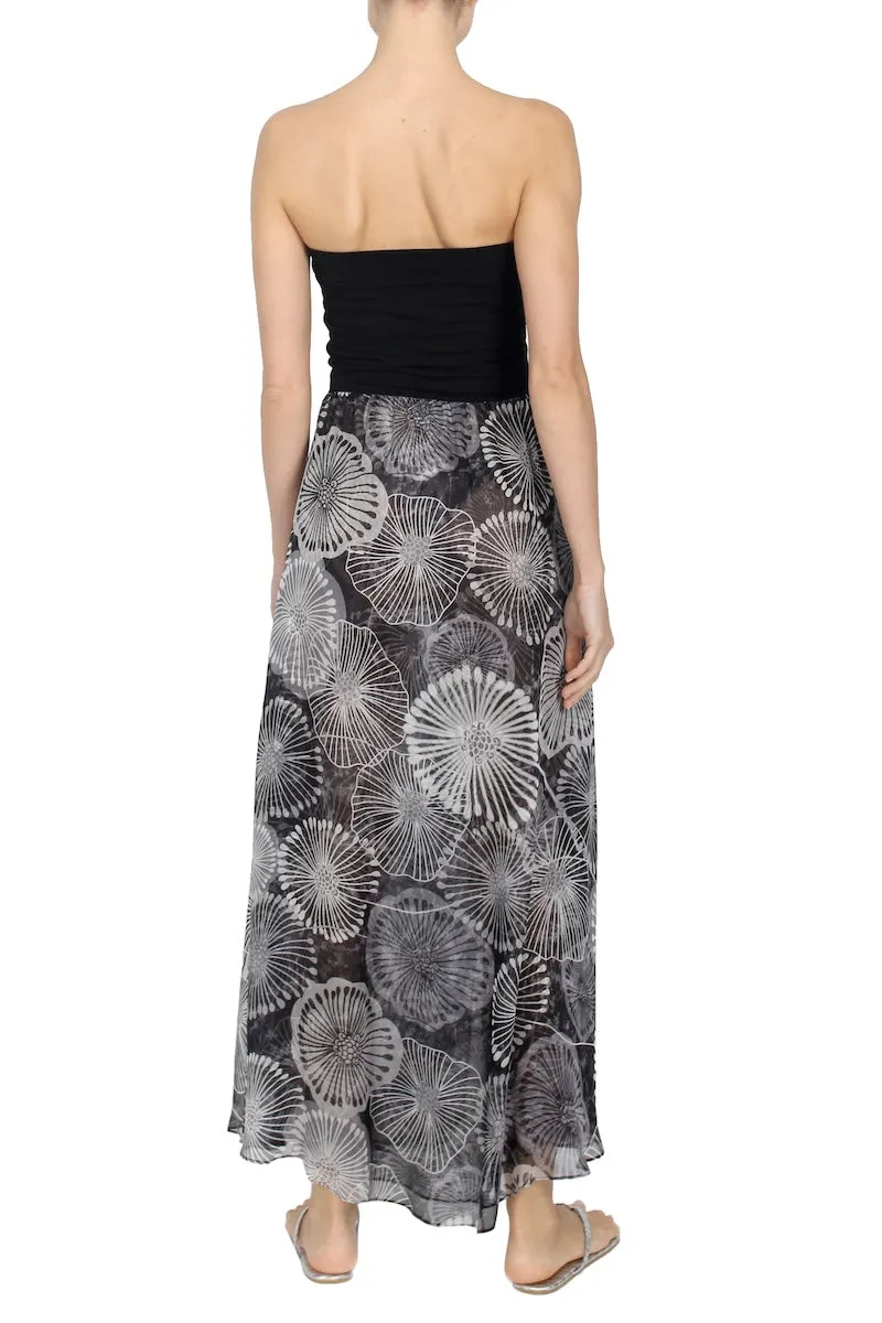 Double Layered Palazzo Skirt