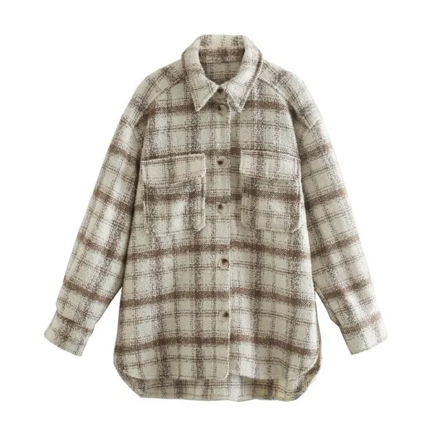 Elegant Loose Blouses Streetwear Girls