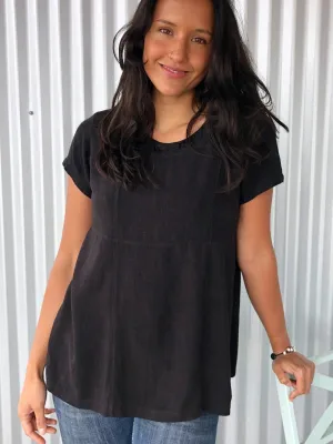 Eva Ebony Blouse