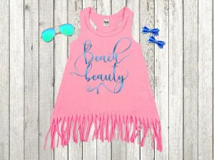 Girl's Beach Beauty Summer Fringe Dress