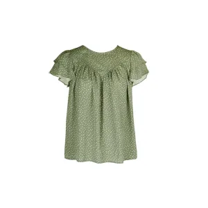 'Kim' Polka-Dot Blouse #179906