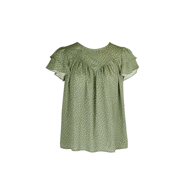 'Kim' Polka-Dot Blouse #179906