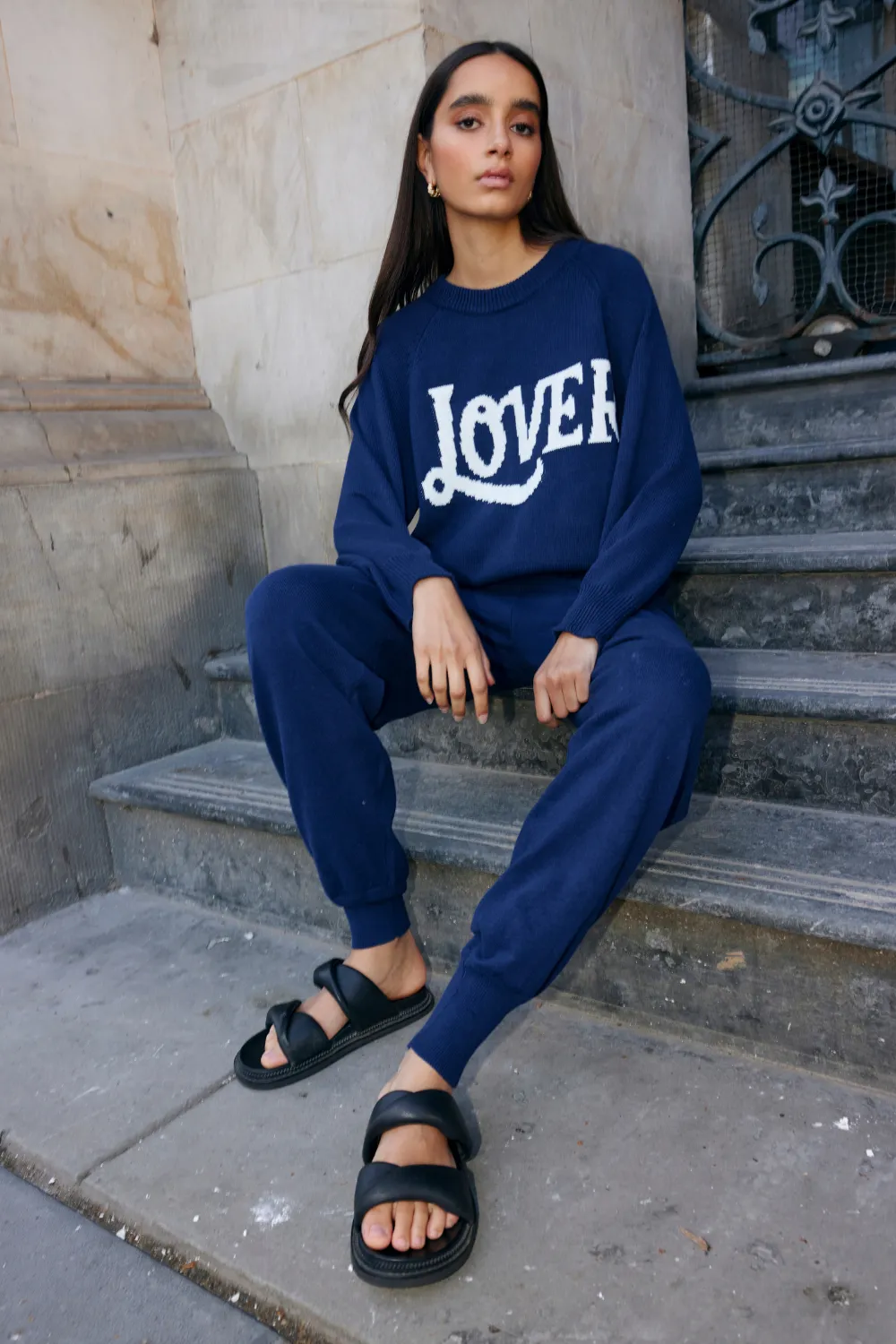 Kinney Eliza Knit Pant Indigo