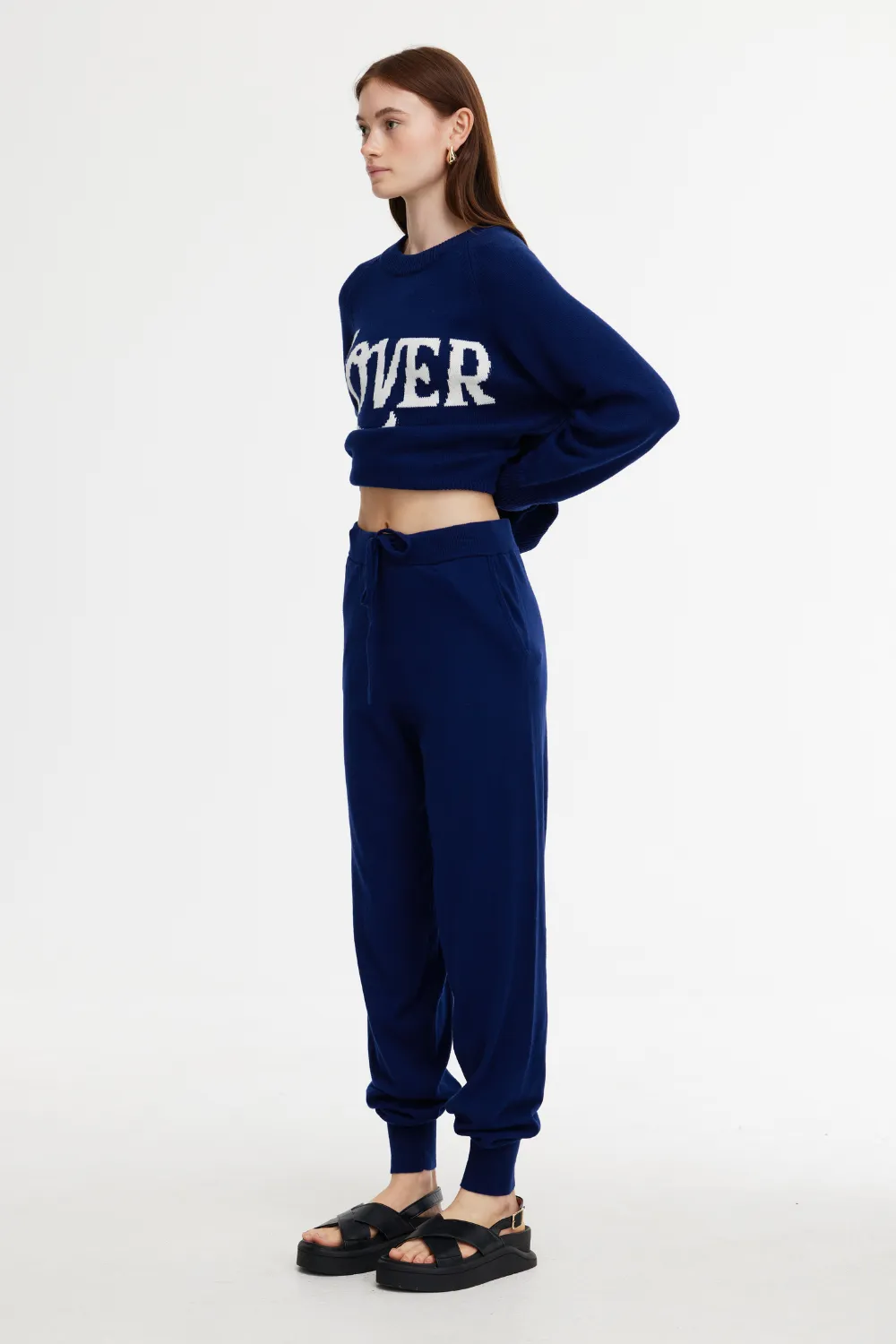 Kinney Eliza Knit Pant Indigo