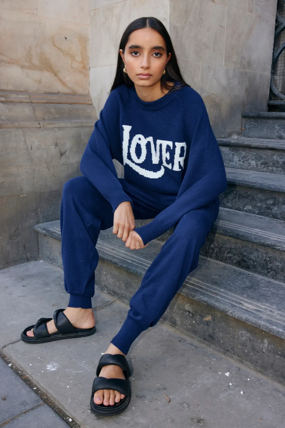 Kinney Eliza Knit Pant Indigo
