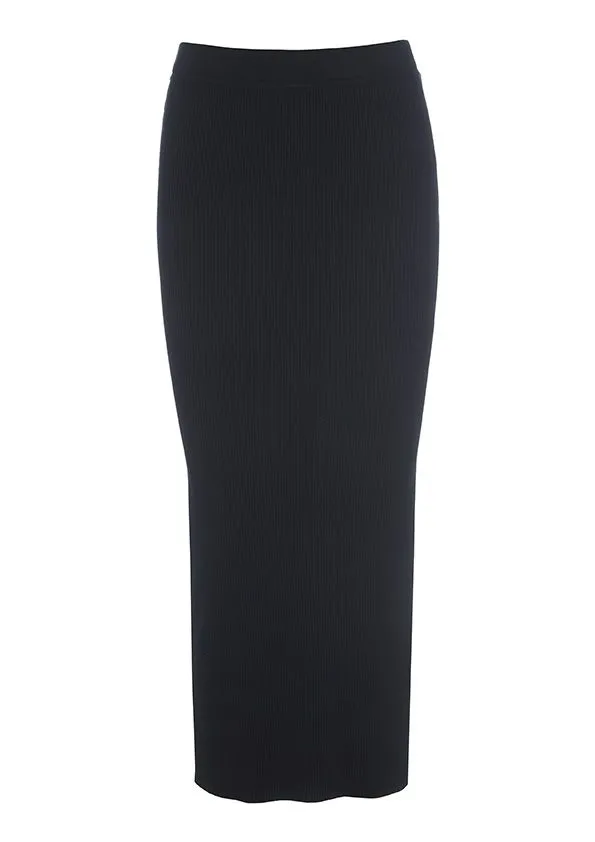 Knit Skirt in Black