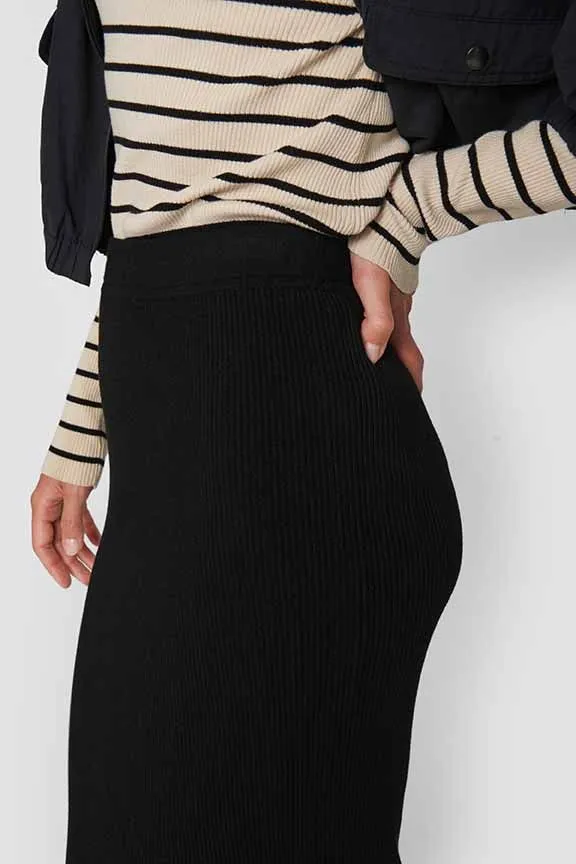 Knit Skirt in Black