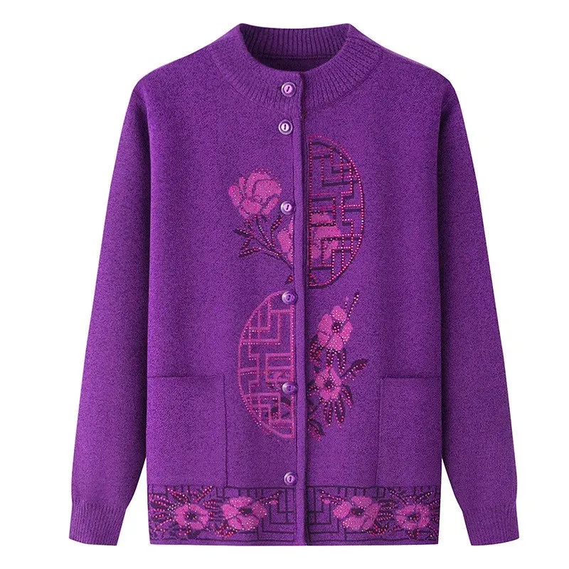 Knitted Button Front Cardigans For Women - Ailime Designs