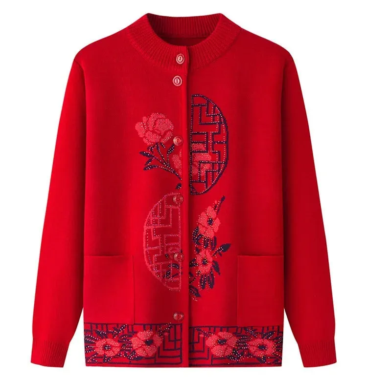 Knitted Button Front Cardigans For Women - Ailime Designs
