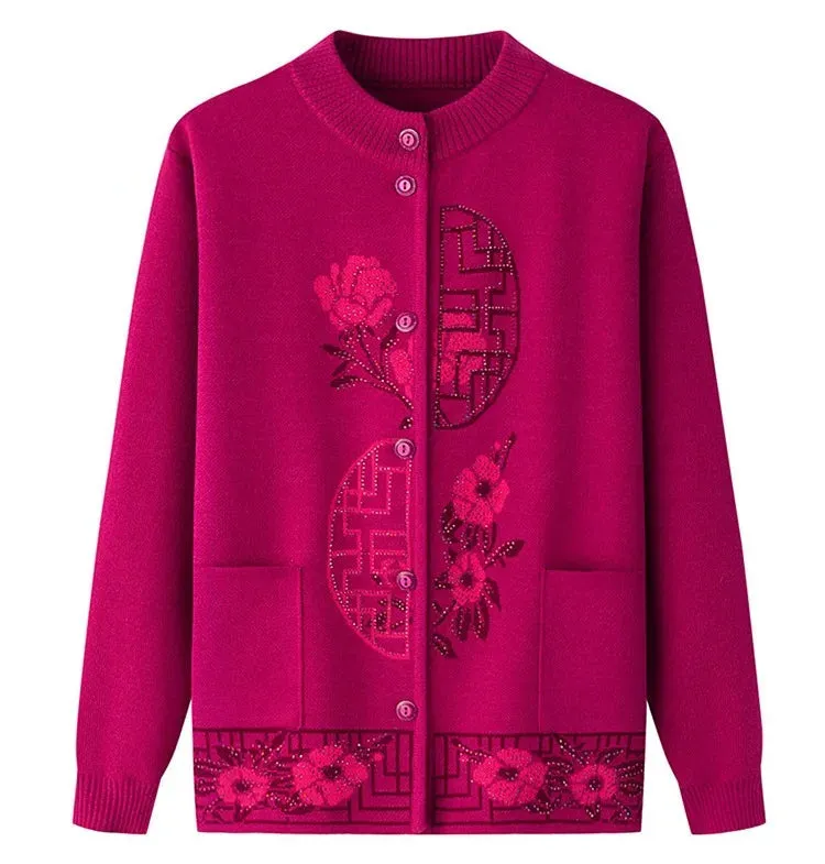 Knitted Button Front Cardigans For Women - Ailime Designs