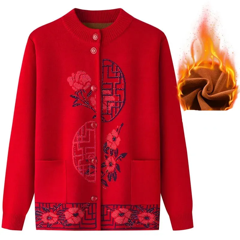 Knitted Button Front Cardigans For Women - Ailime Designs