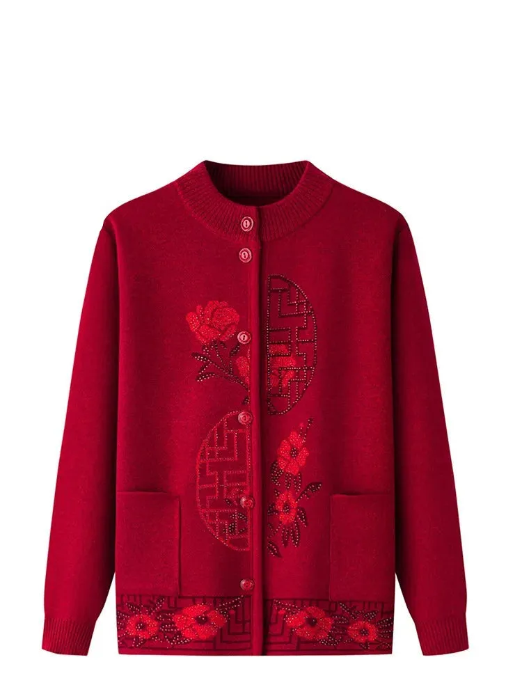 Knitted Button Front Cardigans For Women - Ailime Designs