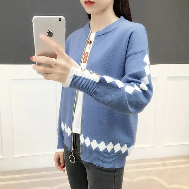 Knitted jacket women's new