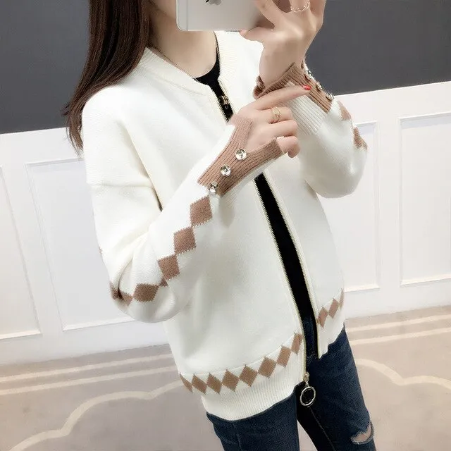 Knitted jacket women's new
