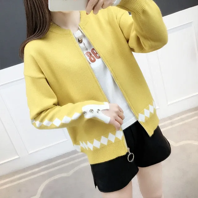 Knitted jacket women's new