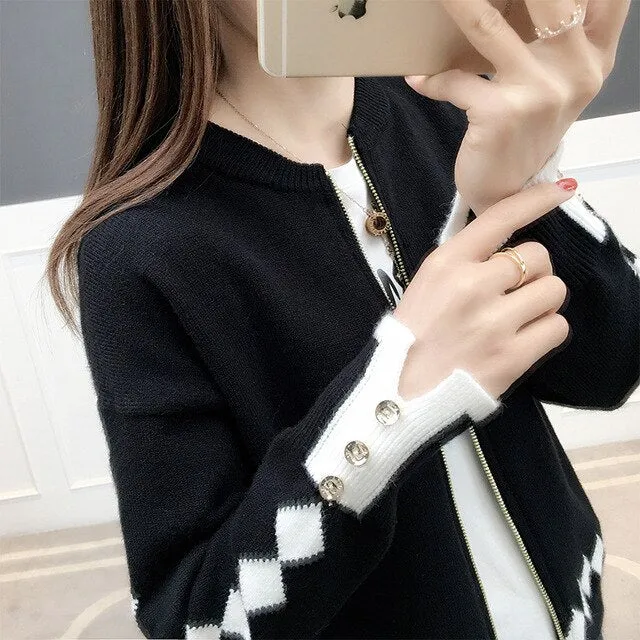 Knitted jacket women's new