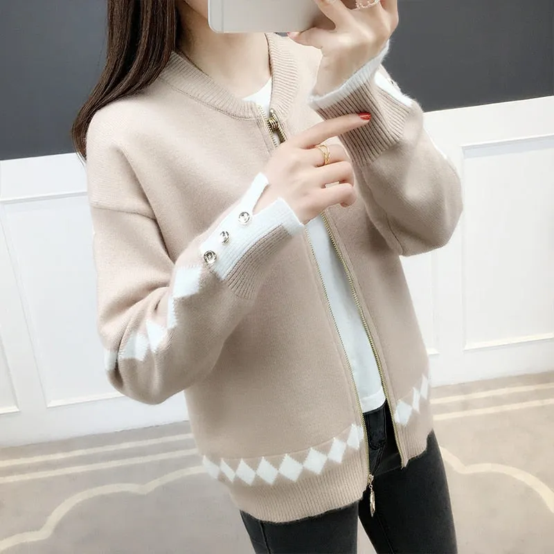 Knitted jacket women's new