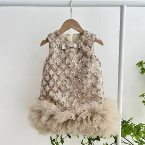 Little Bedouin Brown occasion Dress