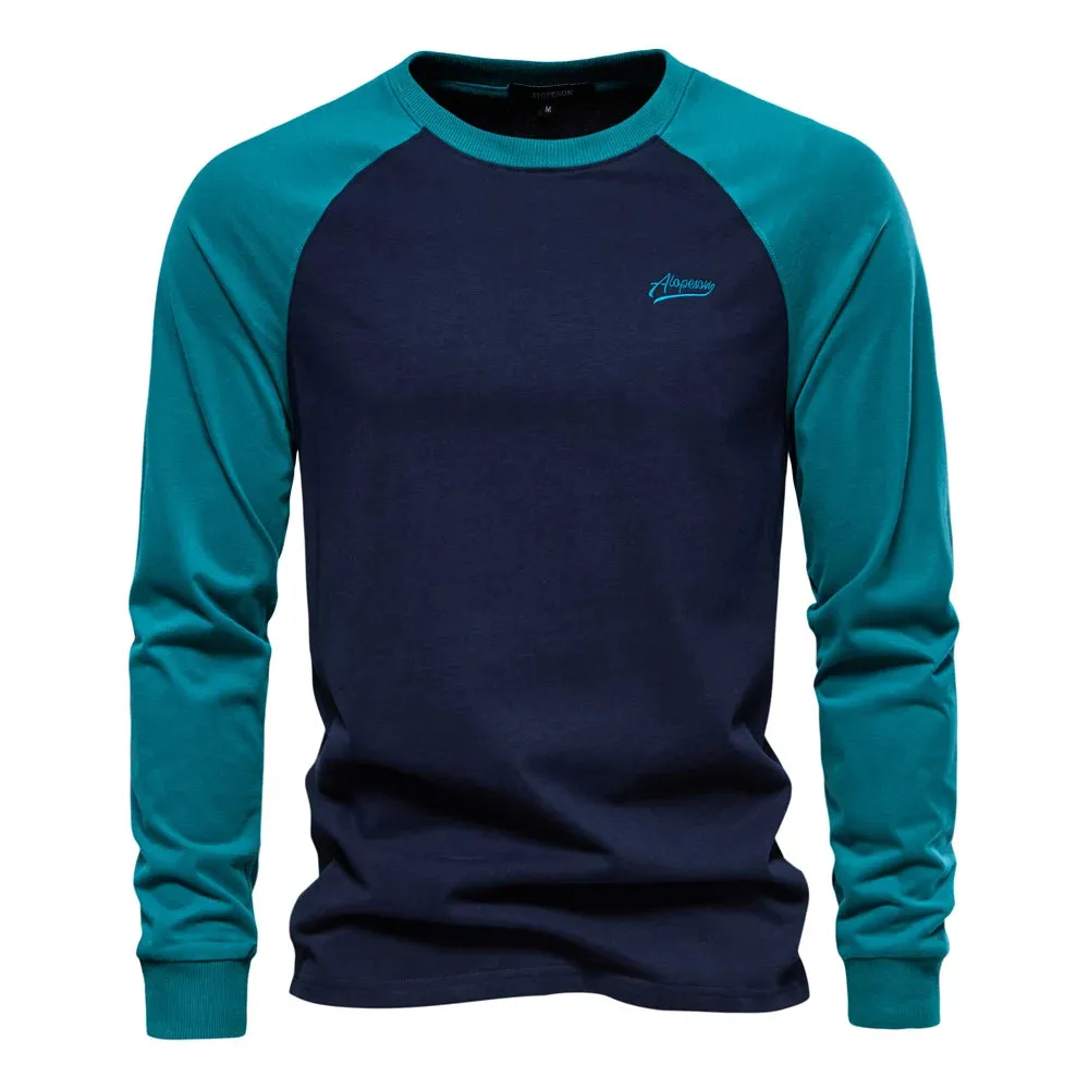 Men's Casual long sleeve Cotton T-shirt