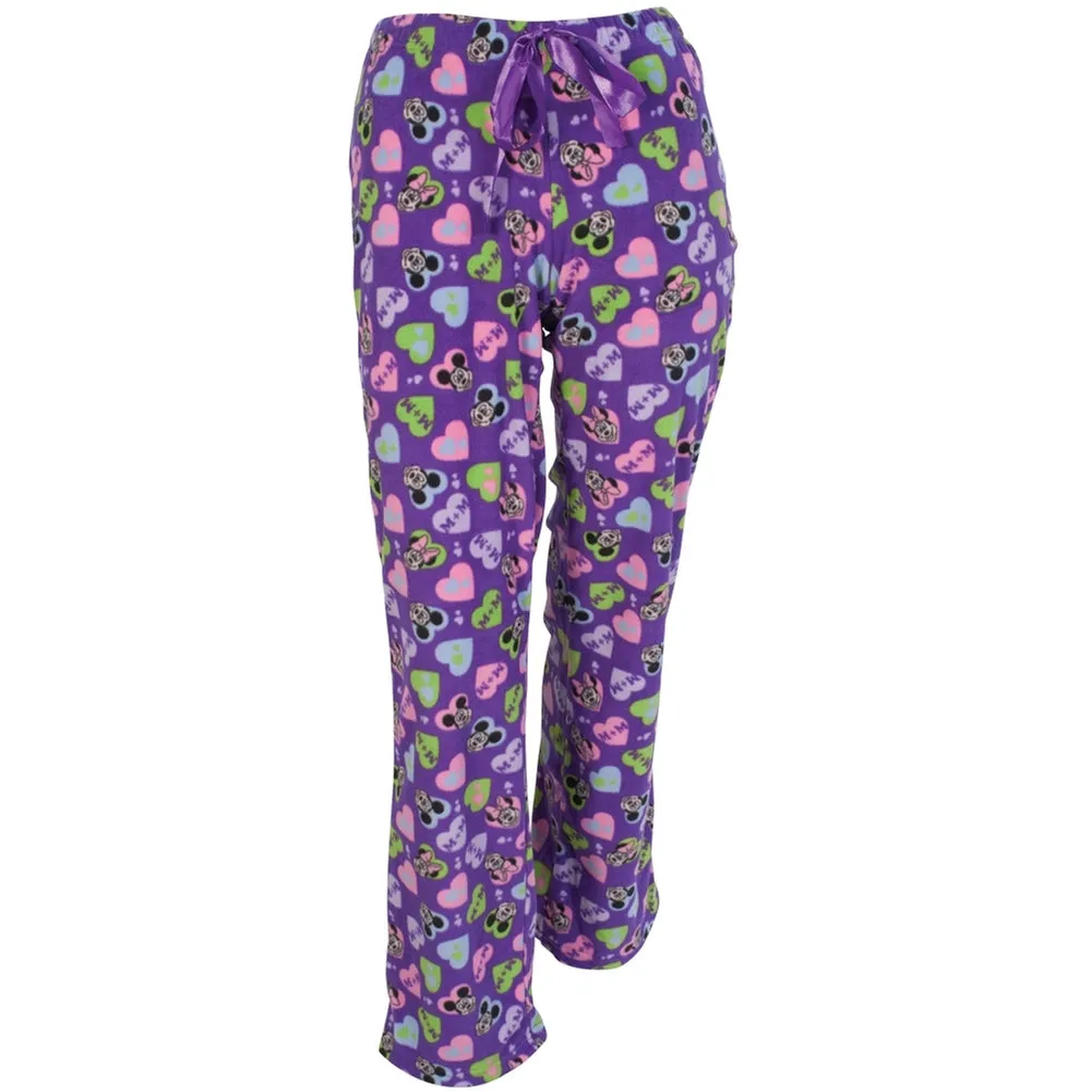 Mickey Mouse - Lovely Couple Juniors Fleece Sleep Pants
