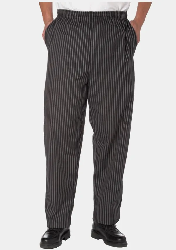 MOBB Clearance Baggie Chef Pant With Drawstring/Elastic Waist
