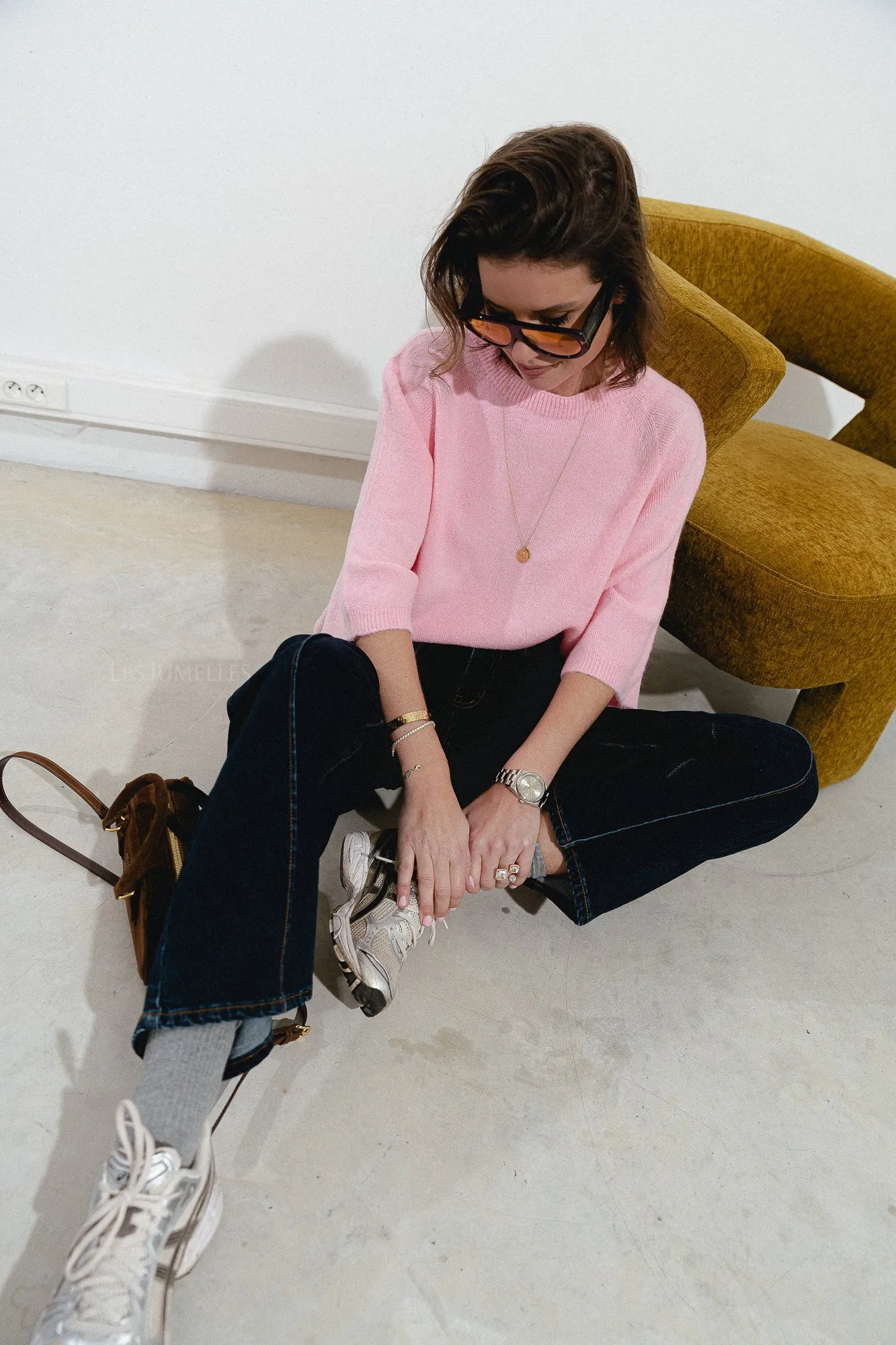 Monica jumper baby pink