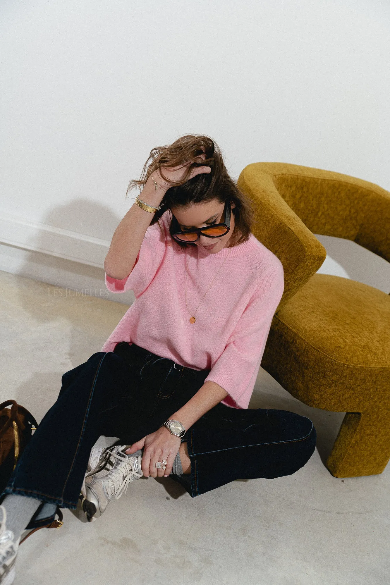 Monica jumper baby pink