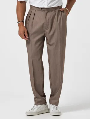 NICK FORMAL PANTS IN BROWN