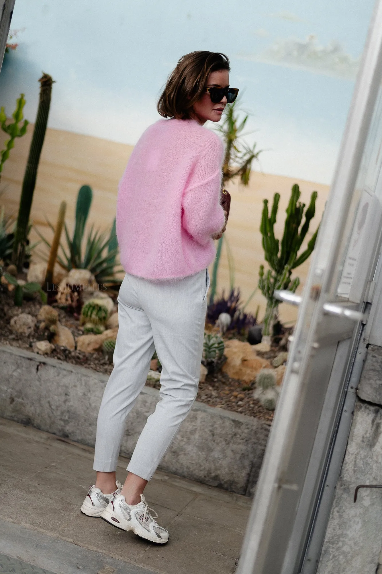 Nova mohair jumper pink