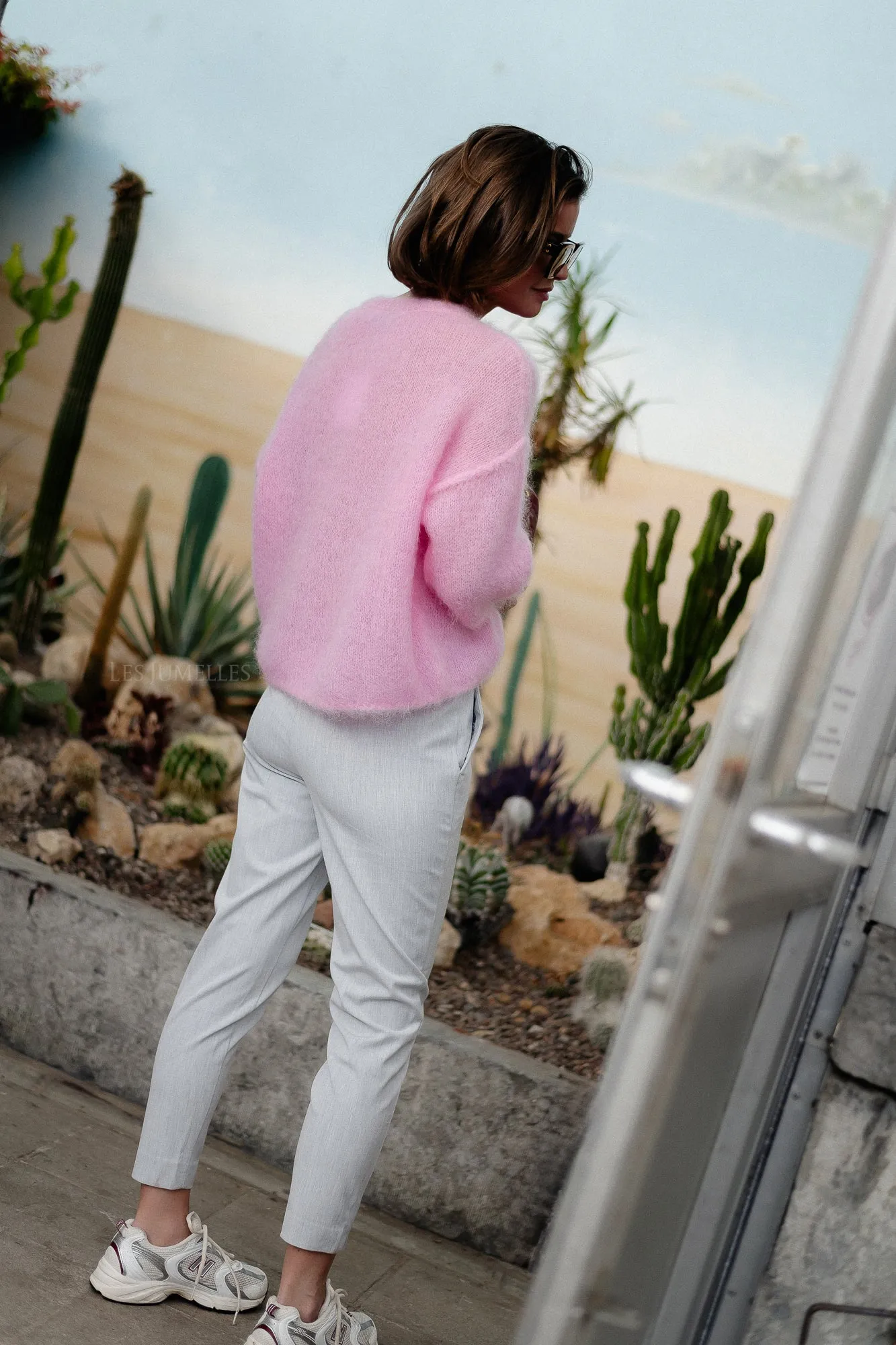 Nova mohair jumper pink