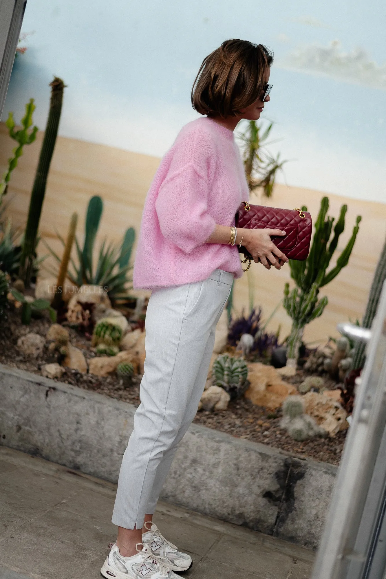 Nova mohair jumper pink