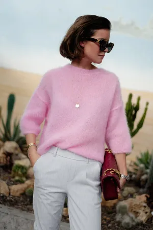 Nova mohair jumper pink