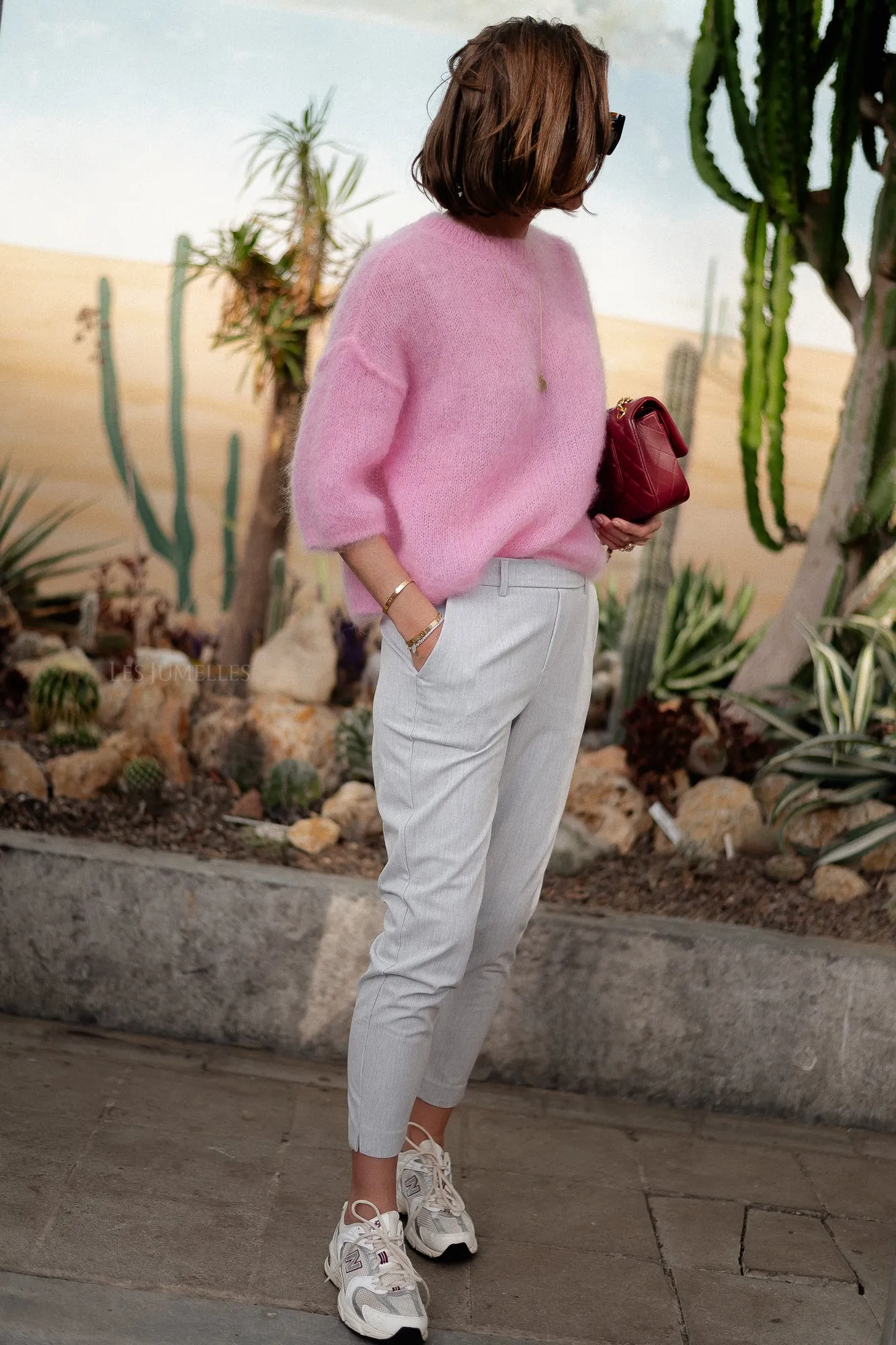 Nova mohair jumper pink