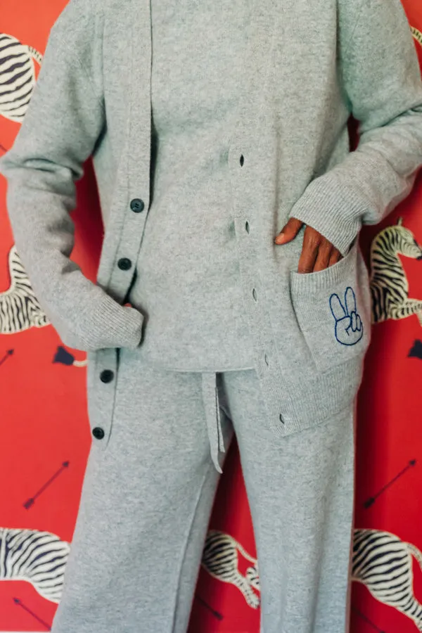 Oversized Pocket Cardigan, Sans Stitching