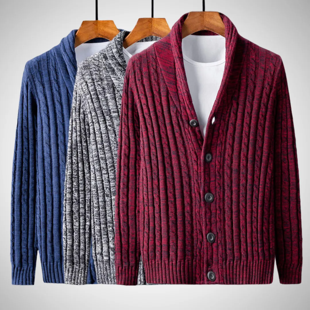 Placido Washington Striped Knitted Cardigan