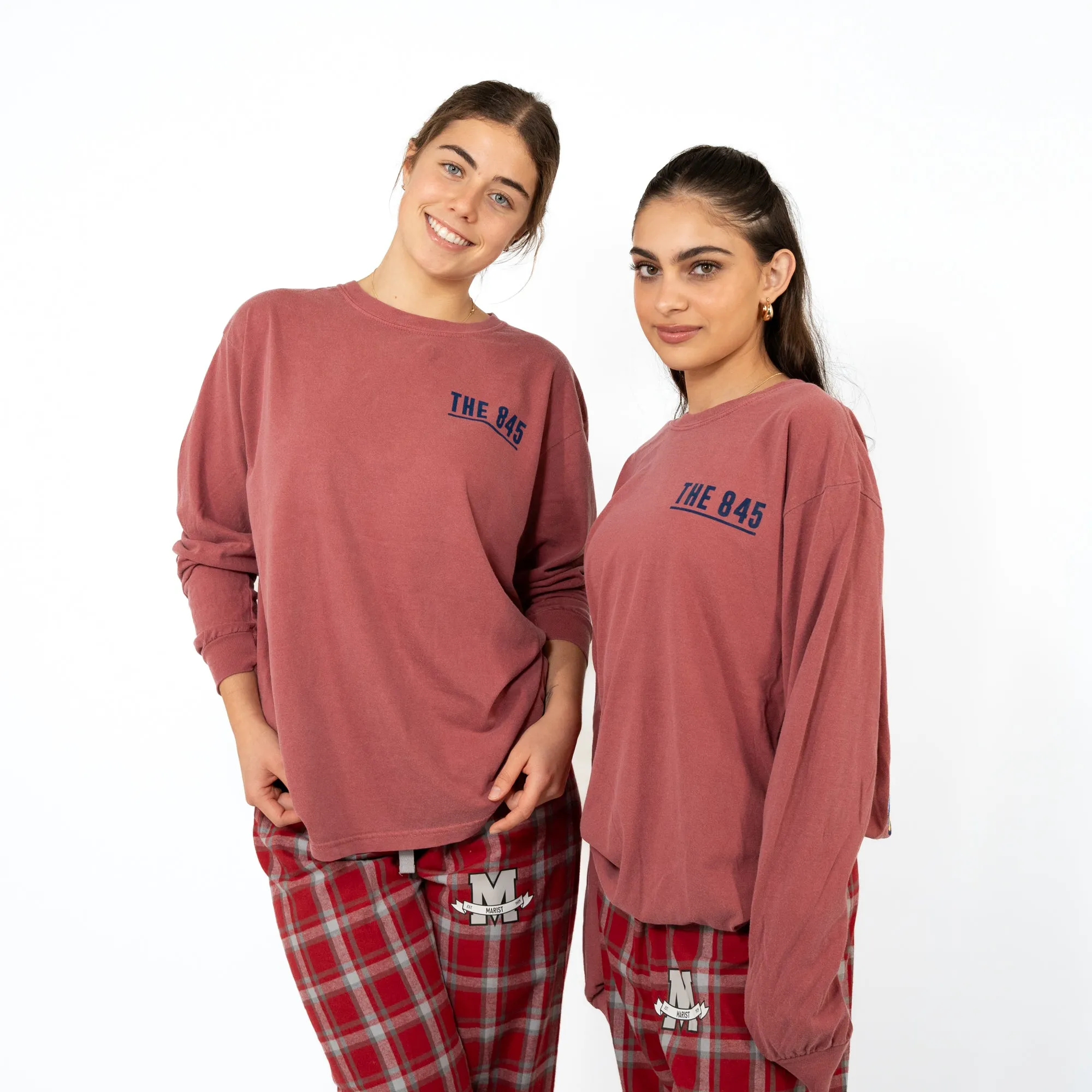 Red and Grey Plaid Pajama Pants