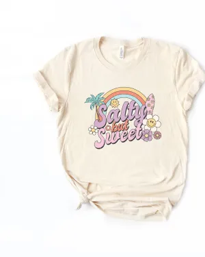 Salty But Sweet Short Sleeve Graphic Tee | Cream